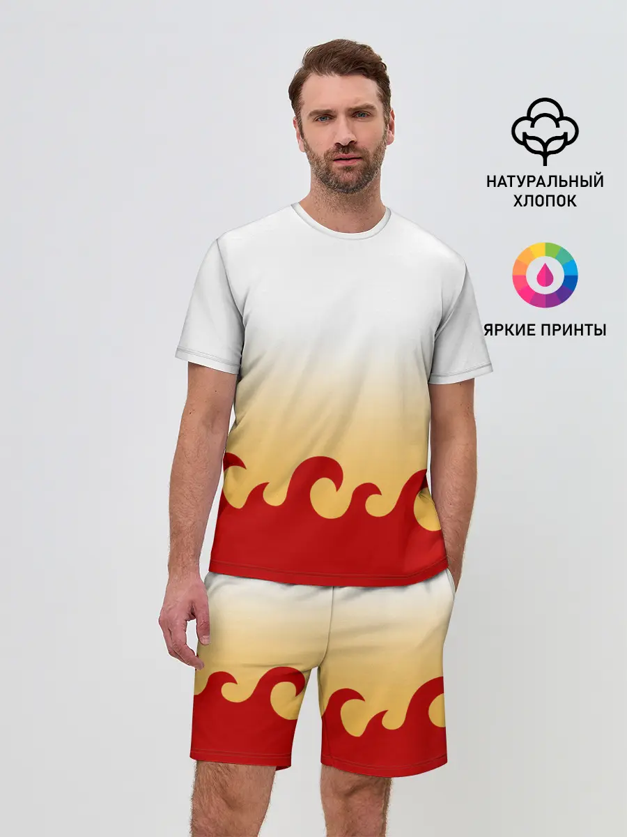 Мужской костюм с шортами / ШИНДЖУРО РЕНГОКУ / KNY