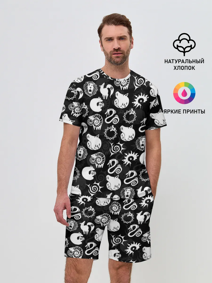 Мужской костюм с шортами / SEVEN DEADLY SINS СИМВОЛЫ