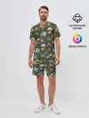 Мужской костюм с шортами / Дикие Звери Паттерн