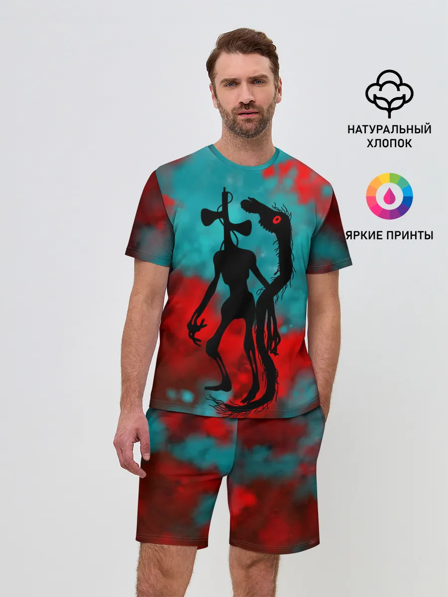 Мужской костюм с шортами / Сиреноголовый и Лошадь монстры