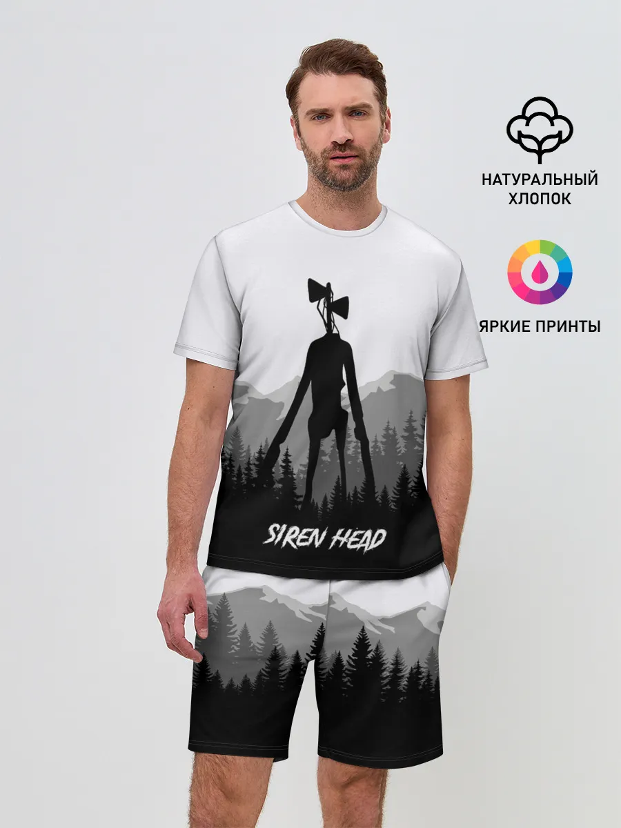 Мужской костюм с шортами / SIREN HEAD | DARK FOREST