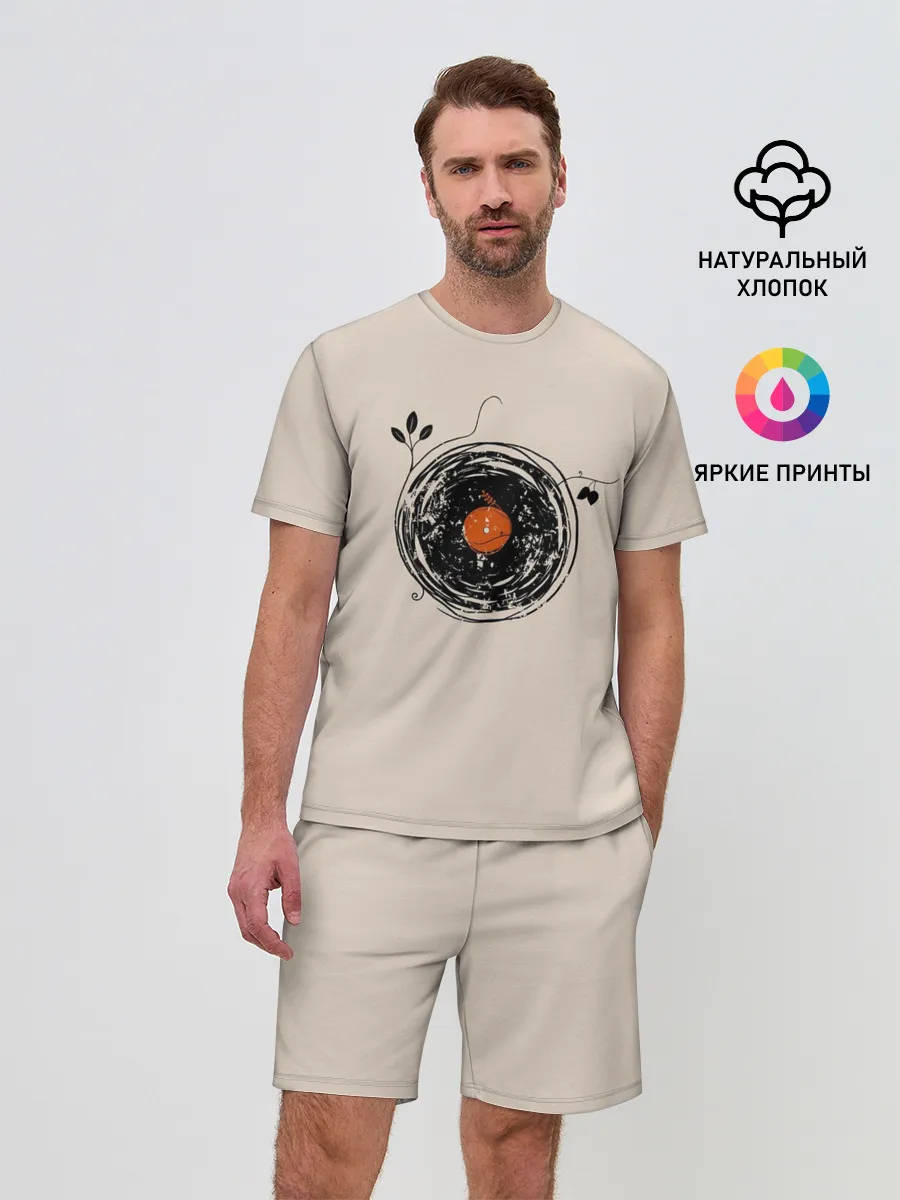 Мужской костюм с шортами / Natural Vinyl Records Vintage