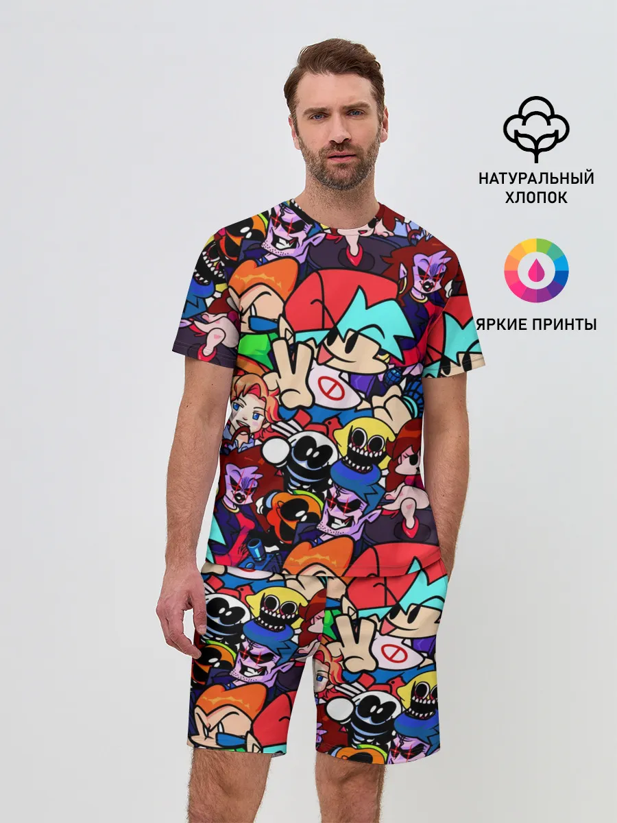 Мужской костюм с шортами / Friday Night Funkin