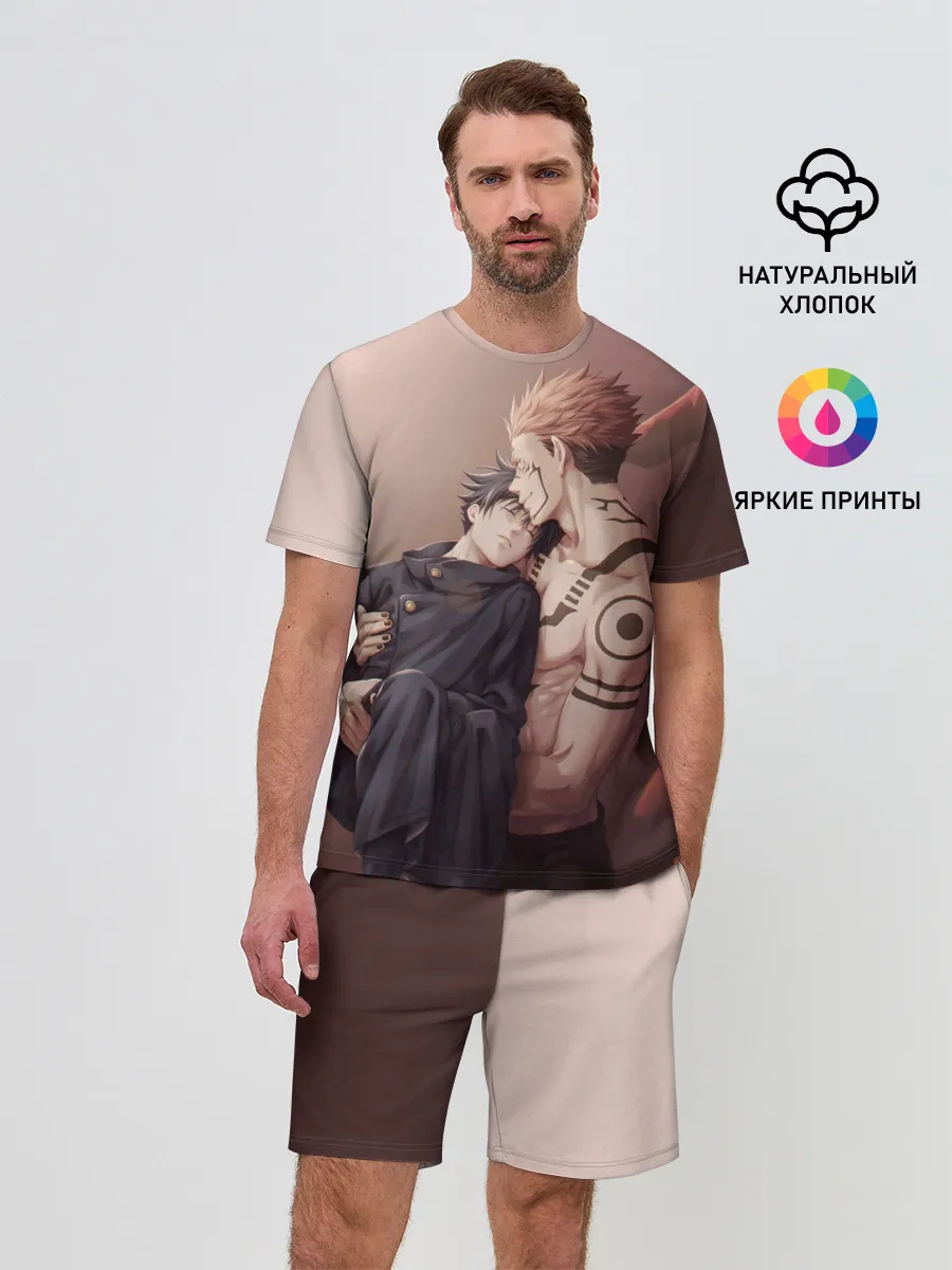 Мужской костюм с шортами / Магическая битва | Jujutsu kai