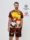Мужской костюм с шортами / Ичиго Куросаки и Орихиме Иноуэ