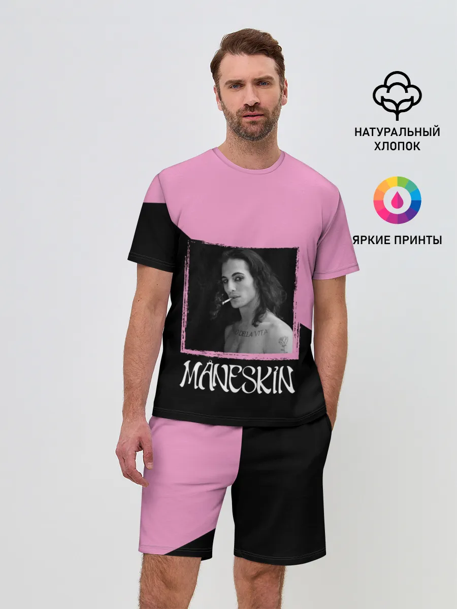 Мужской костюм с шортами / Maneskin> Domiano