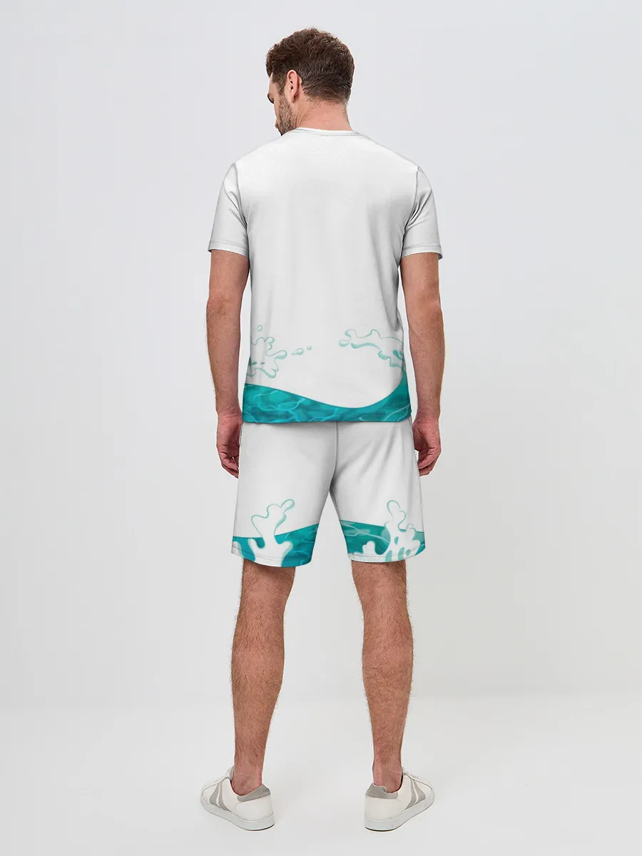 Мужской костюм с шортами / Русалка на якоре