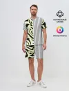 Мужской костюм с шортами / Зебра