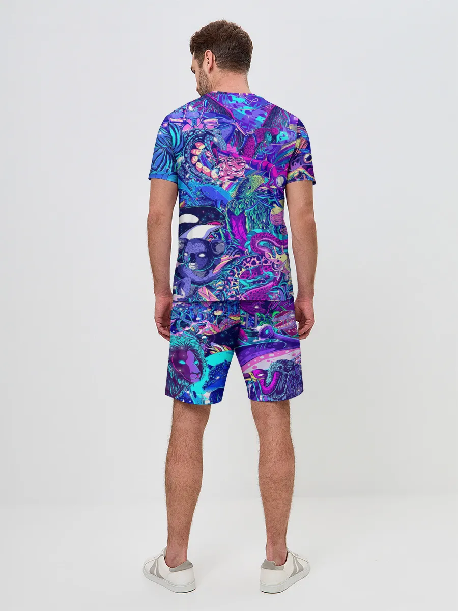 Мужской костюм с шортами / Неоновые Звери