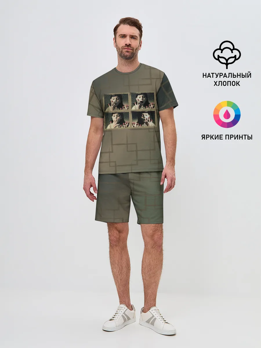 Мужской костюм с шортами / Амели. Малина