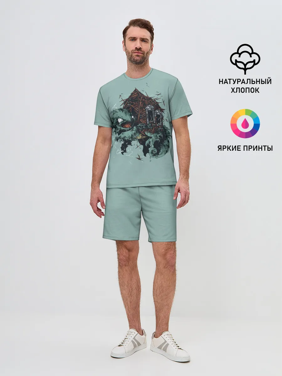 Мужской костюм с шортами / Домик Сквиртла