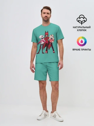Мужской костюм с шортами / Команда Хазбин