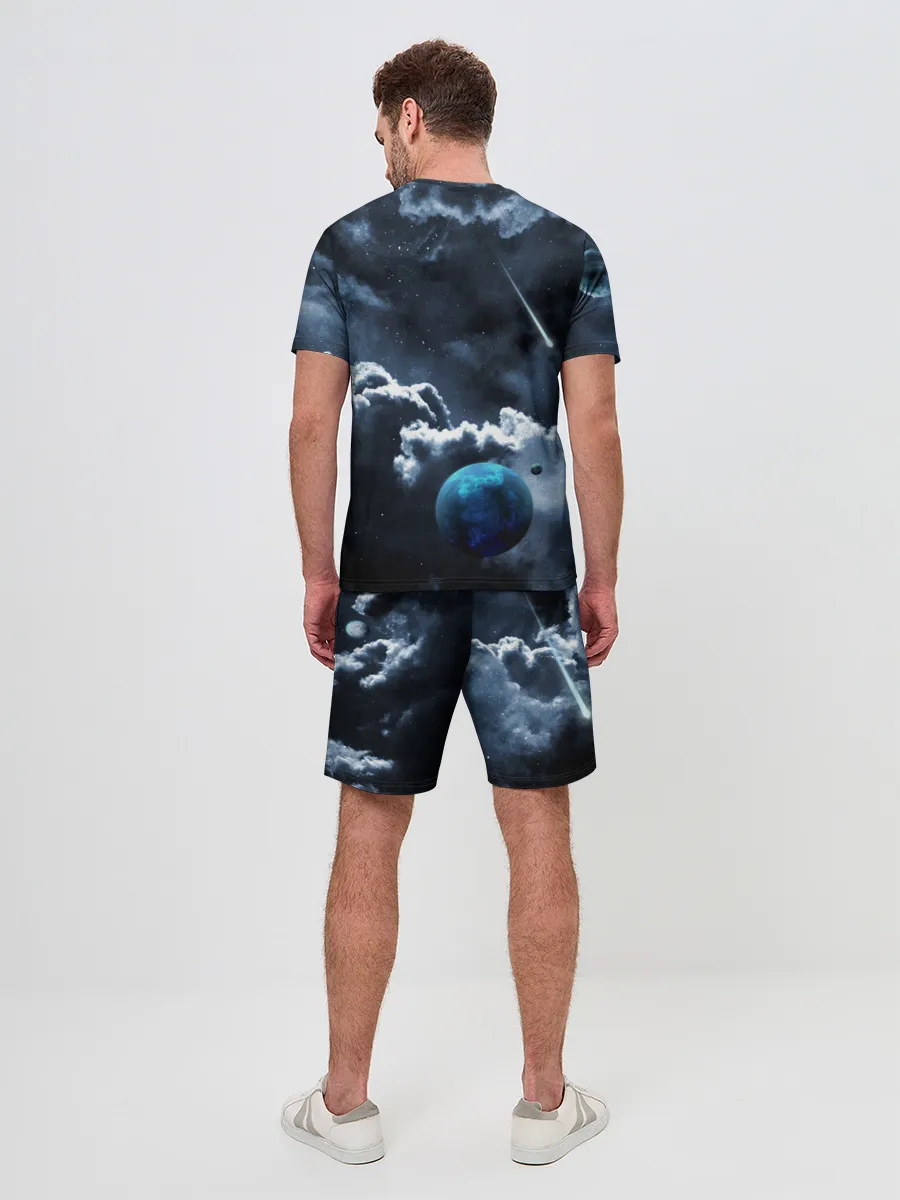 Мужской костюм с шортами / КОСМИЧЕСКИЕ ОБЛАКА