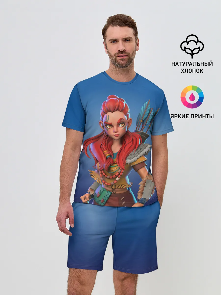 Мужской костюм с шортами / Мульт Элой