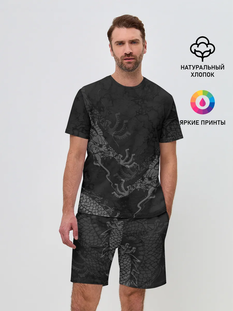 Мужской костюм с шортами / Chinese Dragons