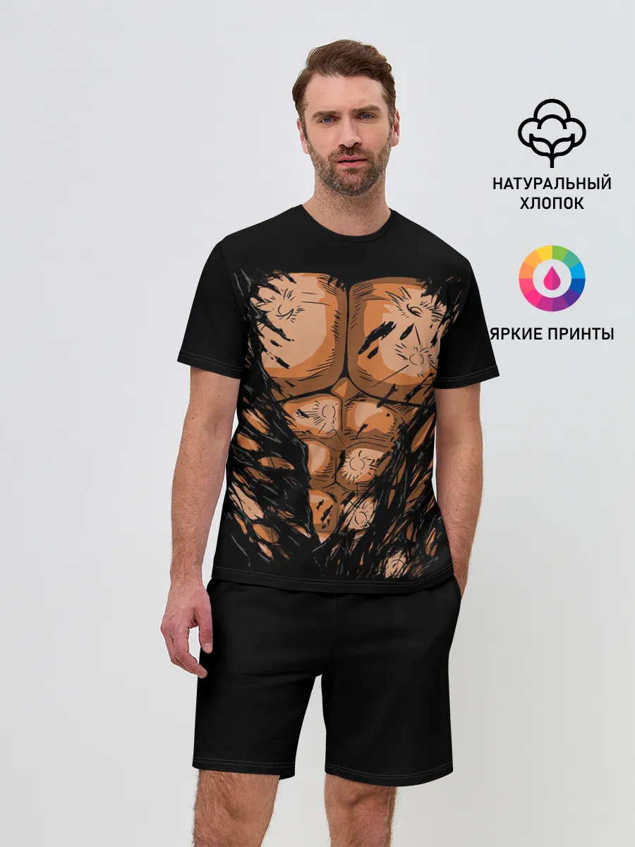 Мужской костюм с шортами / Идеальный Торс