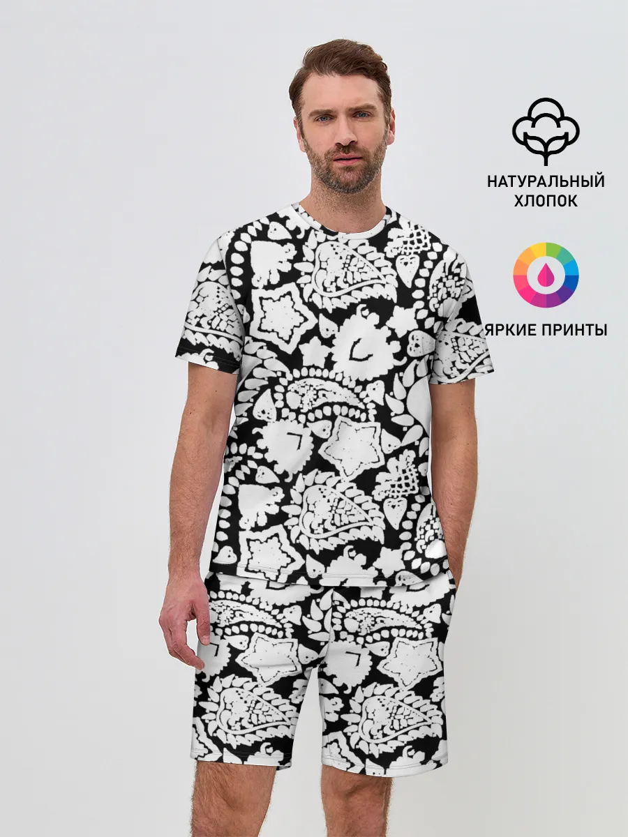 Мужской костюм с шортами / Фракталы