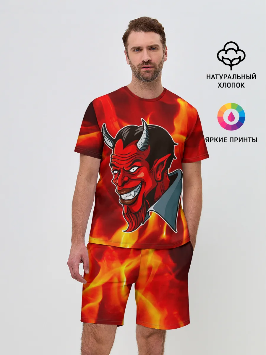 Мужской костюм с шортами / The devil is on fire