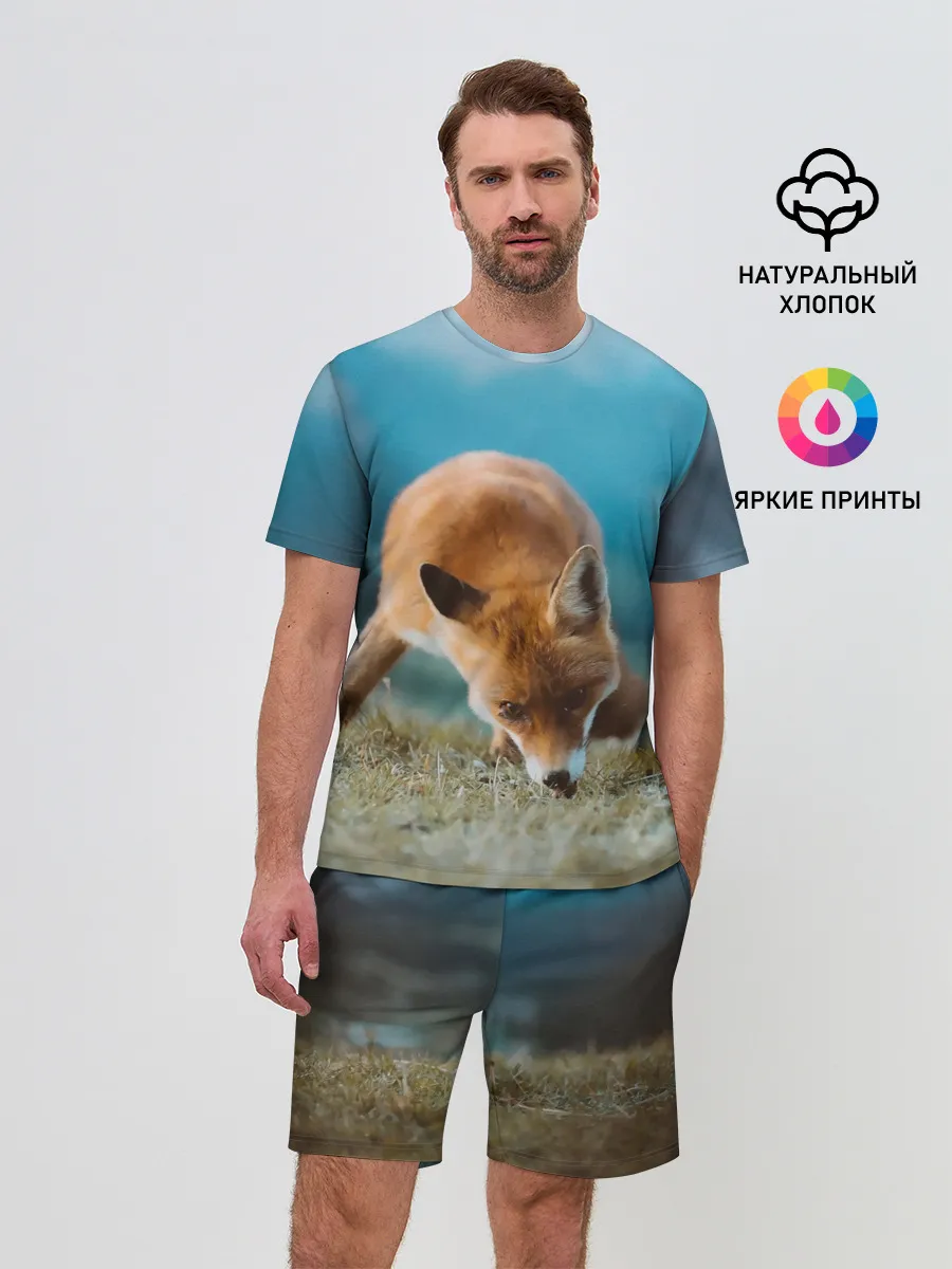 Мужской костюм с шортами / Милая лисичка