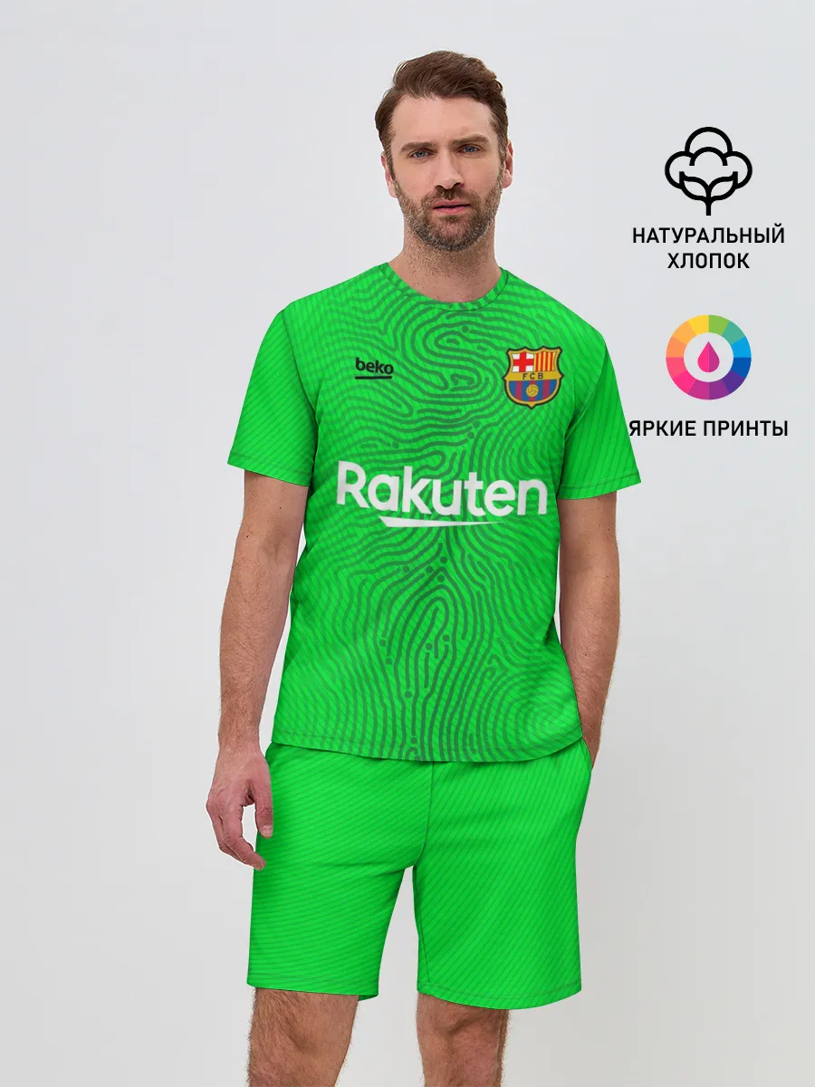Мужской костюм с шортами / FC Barcelona | Goalkeeper 2021/22