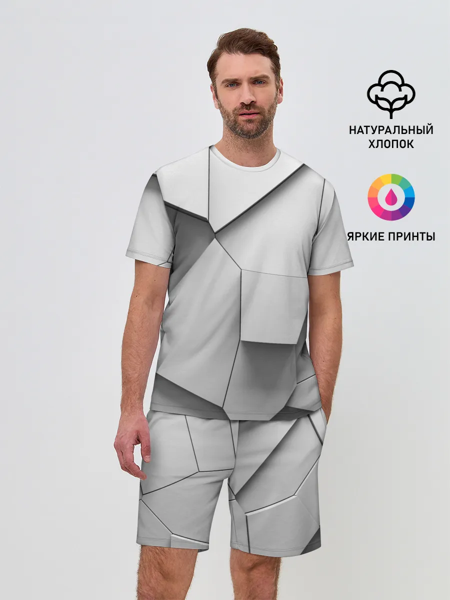 Мужской костюм с шортами / Слом плитки