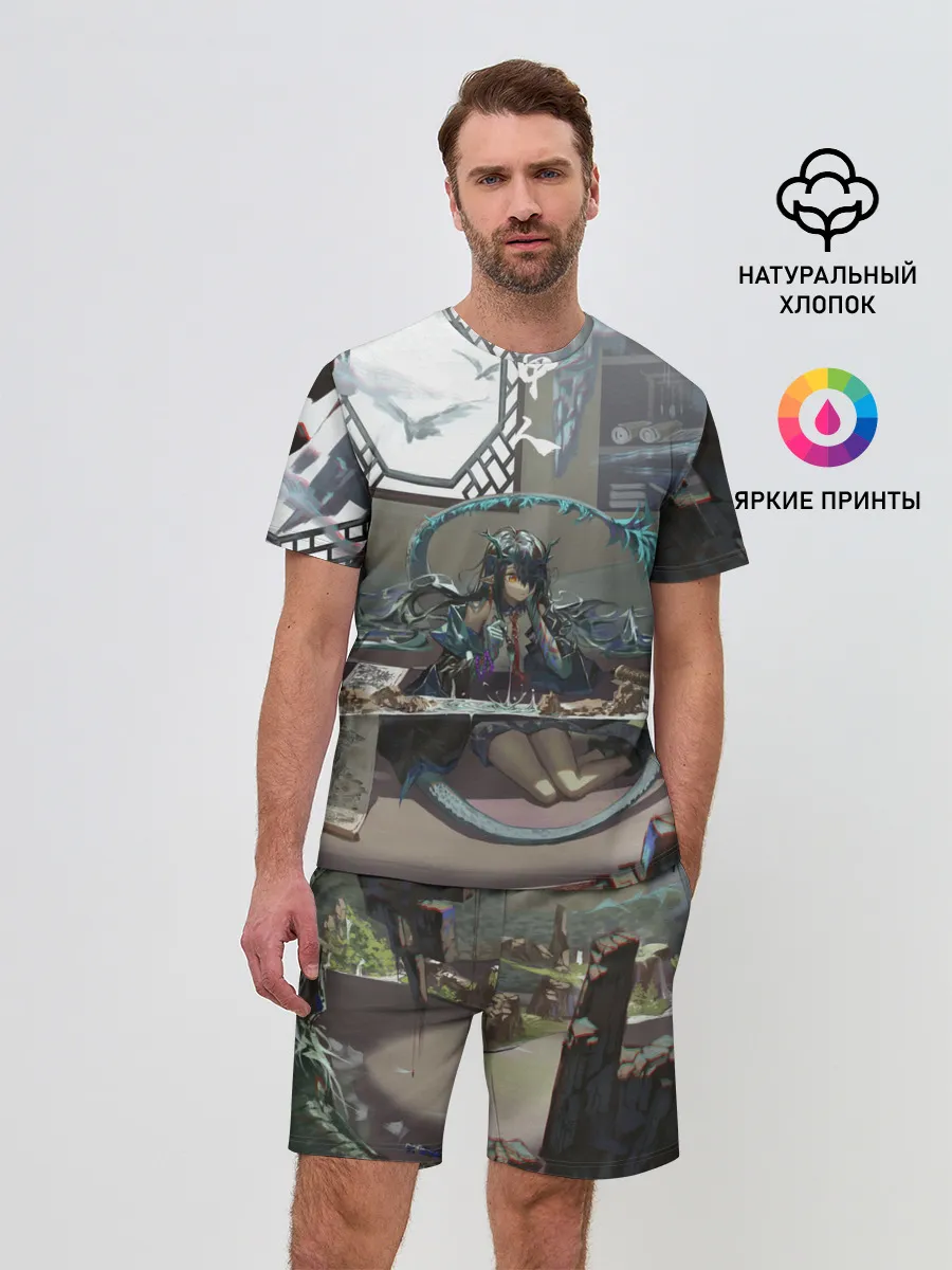 Мужской костюм с шортами / Arknights Clay