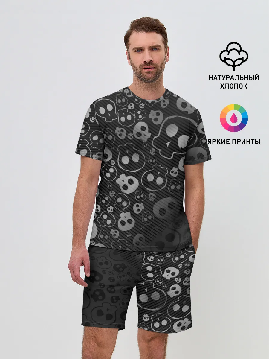 Мужской костюм с шортами / ART SKULL