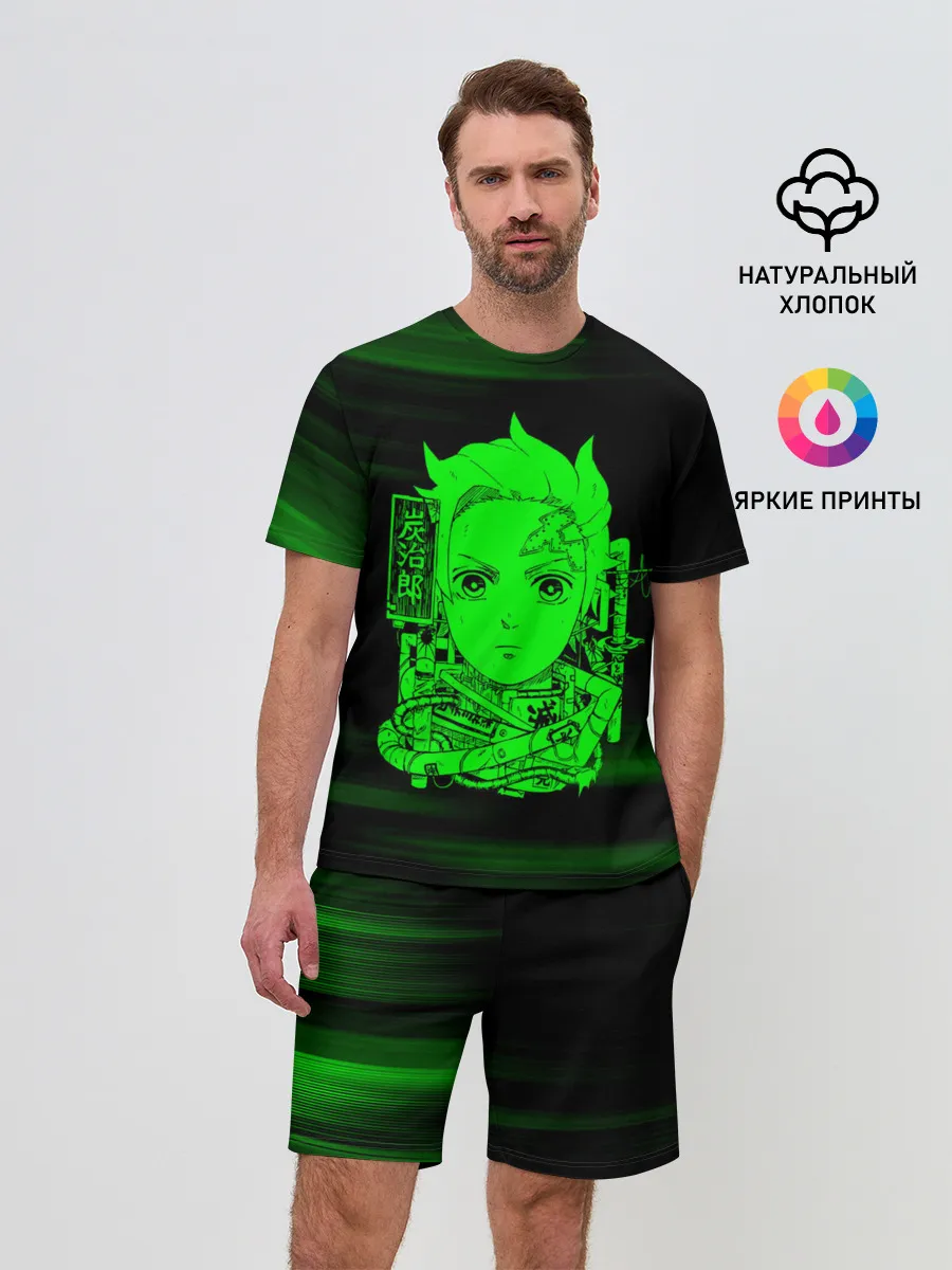 Мужской костюм с шортами / Танджиро Камадо Kimetsu no Yaiba