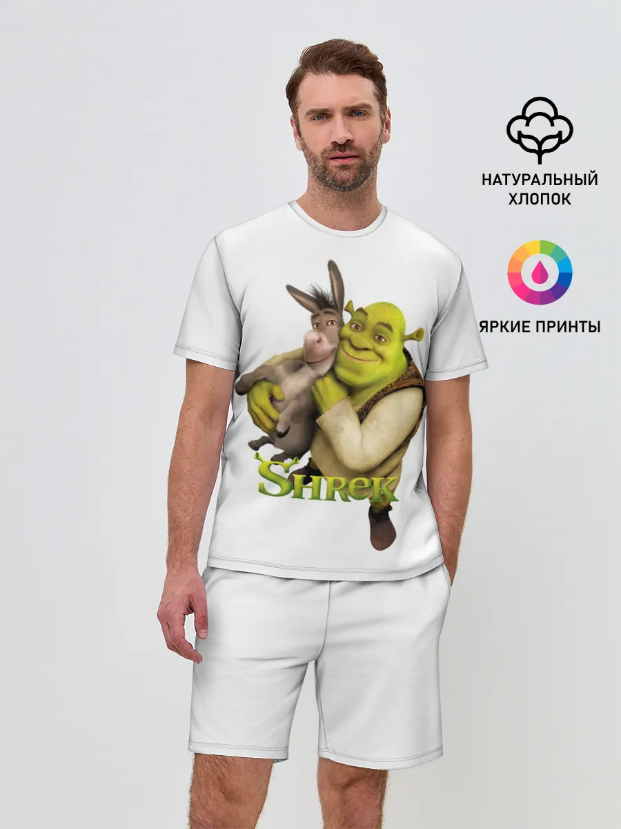 Мужской костюм с шортами / Шрек и Осел Мультфильм