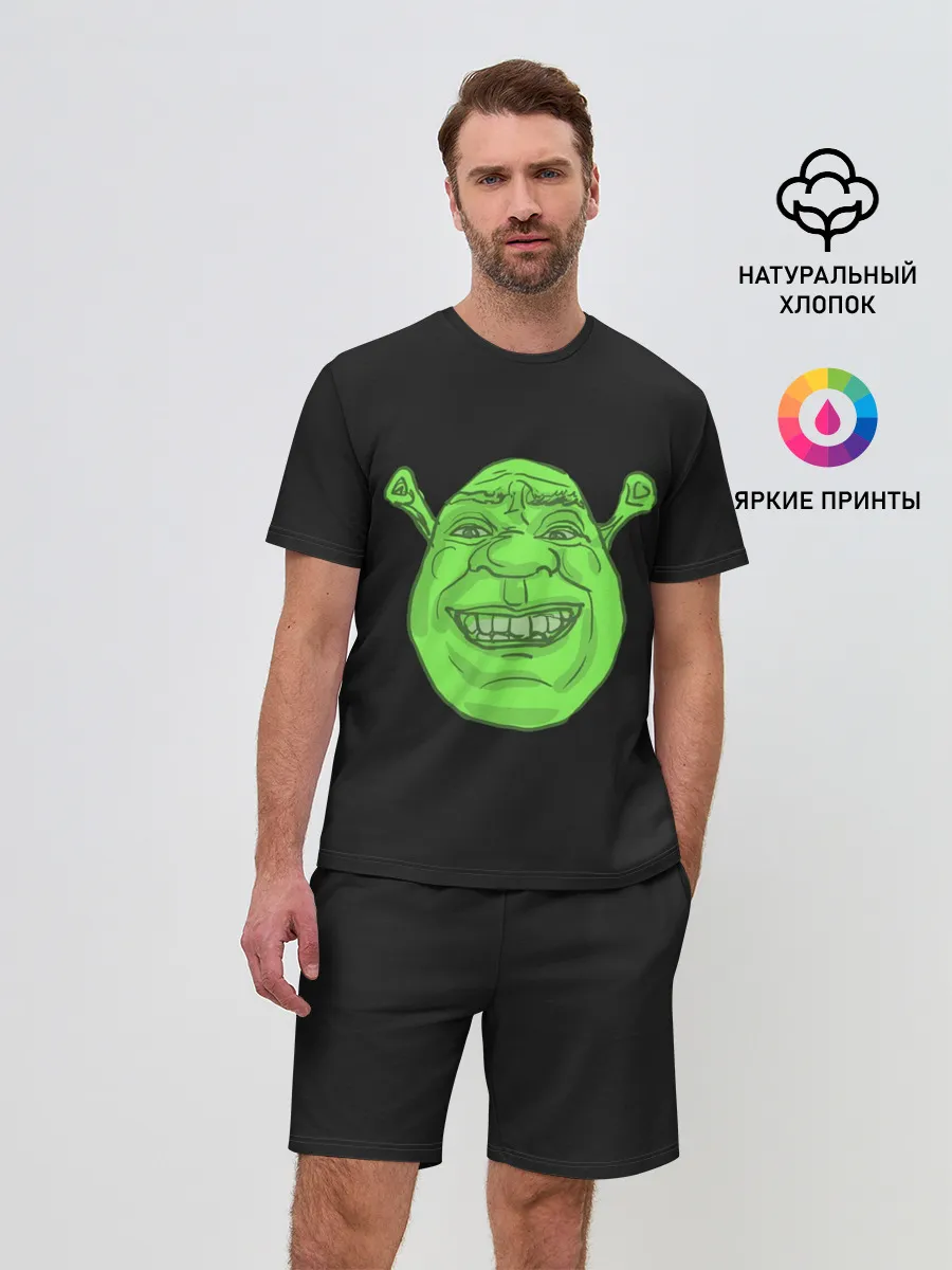 Мужской костюм с шортами / Shreks Face