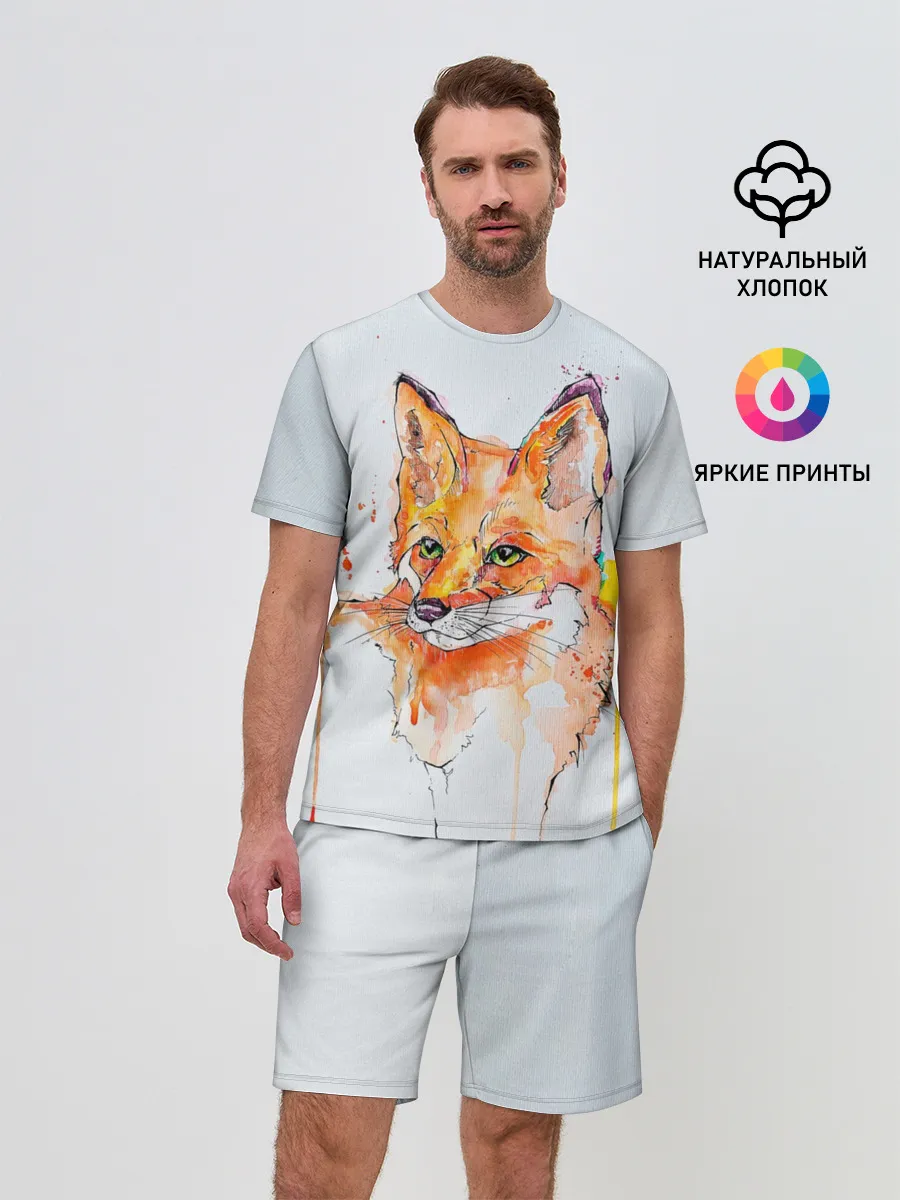 Мужской костюм с шортами / Лисёнок