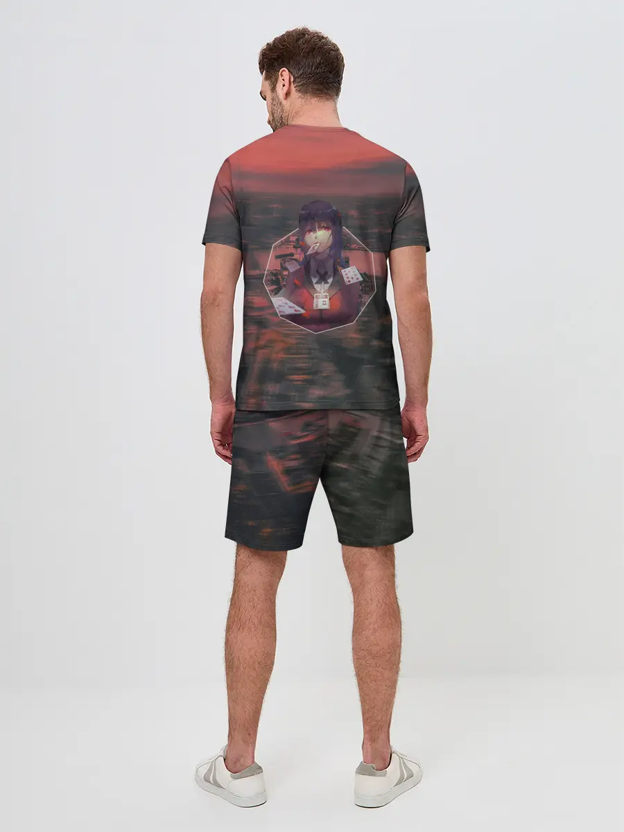 Мужской костюм с шортами / Kakegurui Yumeko Jabami art