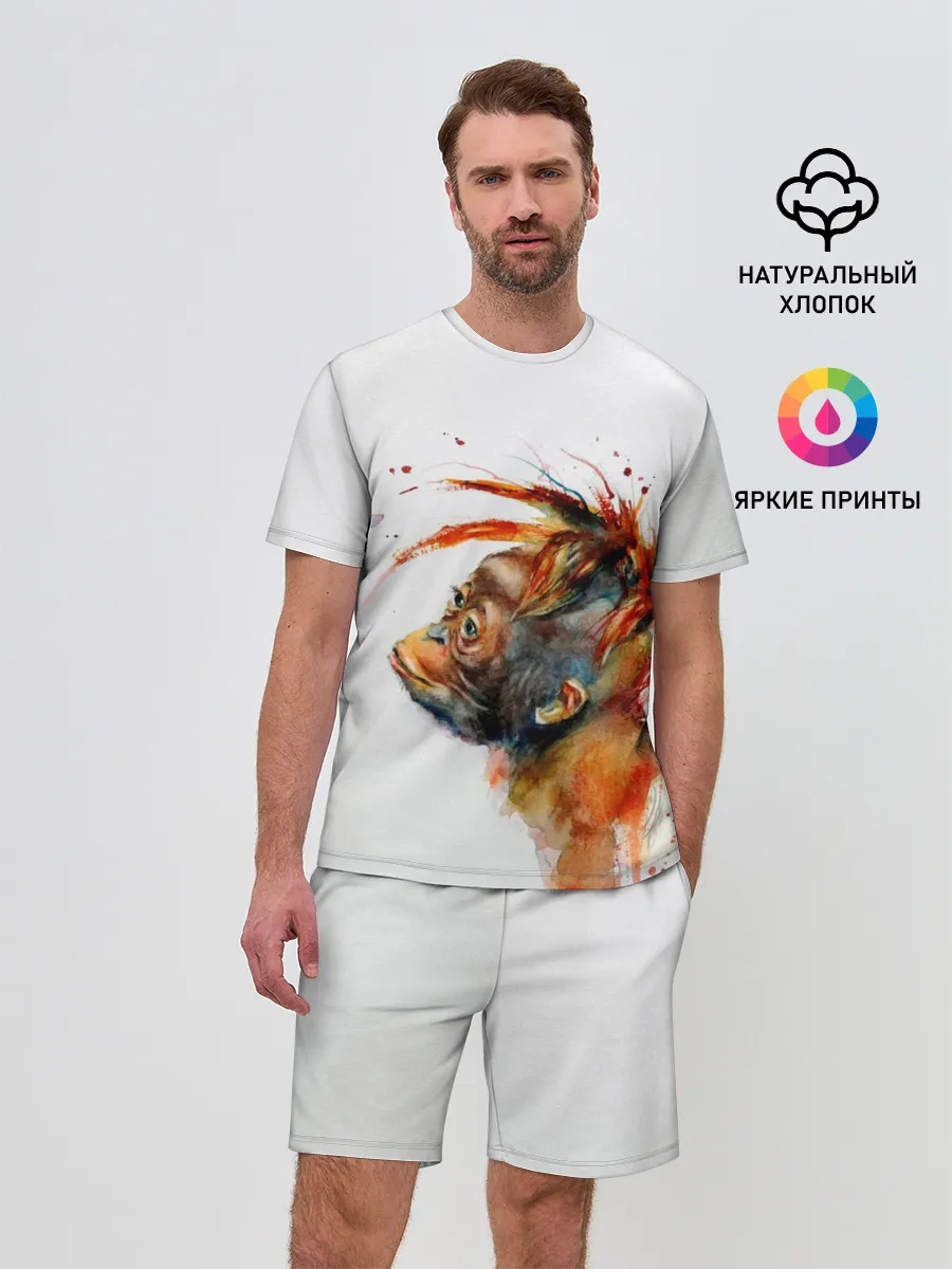 Мужской костюм с шортами / Орангутанг