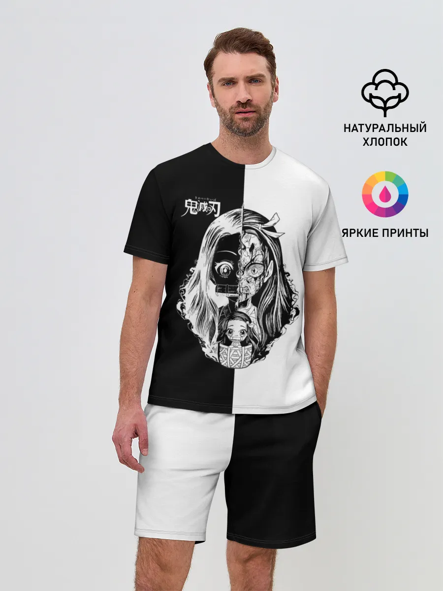 Мужской костюм с шортами / Двуликая Незуко Камадо