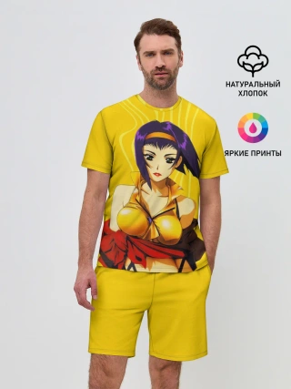 Мужской костюм с шортами / Cowboy Bebop. Фэй Валентайн