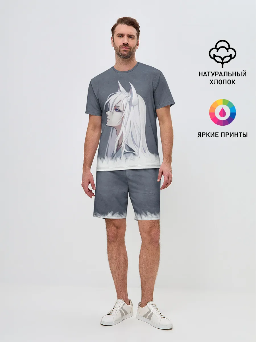 Мужской костюм с шортами / Демон-лис Томоэ