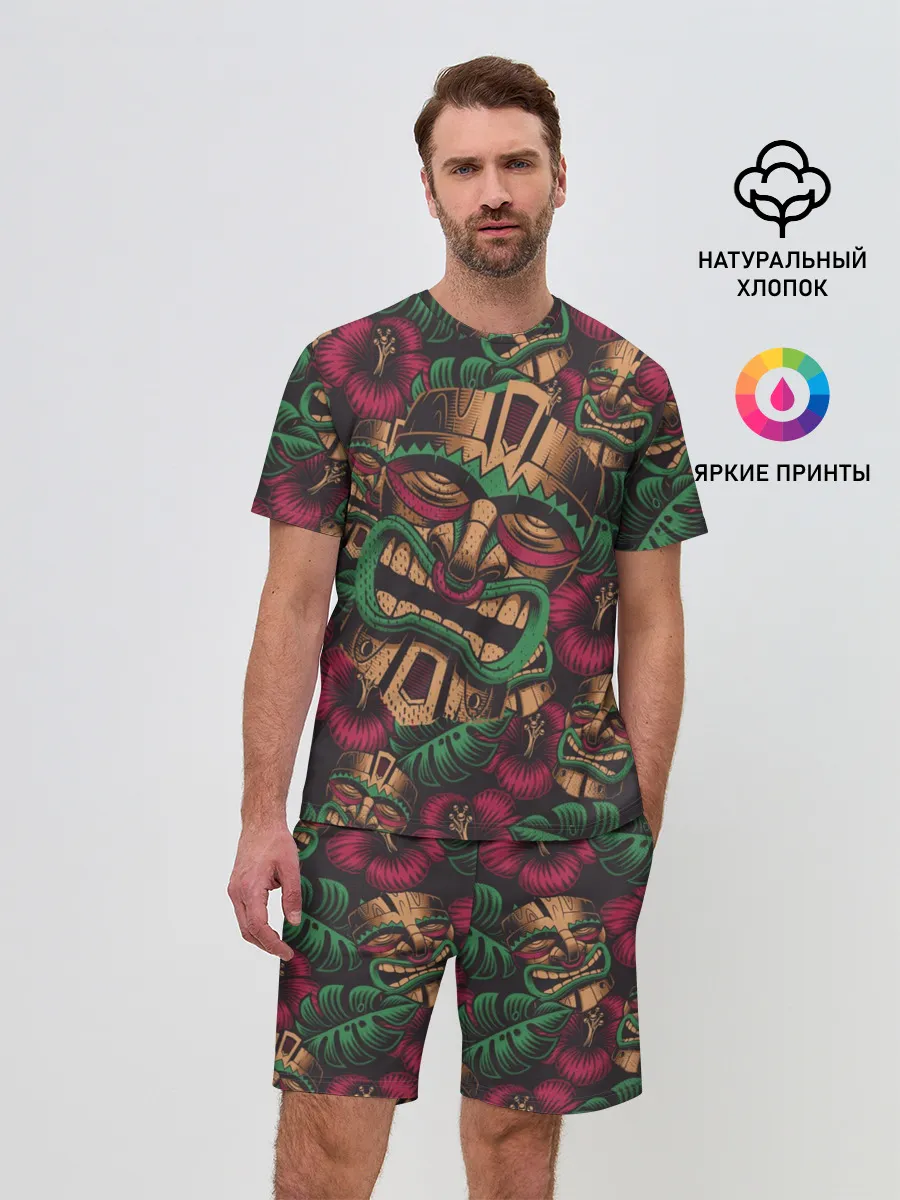 Мужской костюм с шортами / Маска