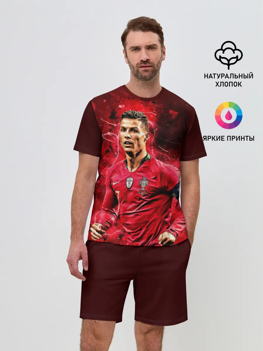 Мужской костюм с шортами / Криштиану Роналду