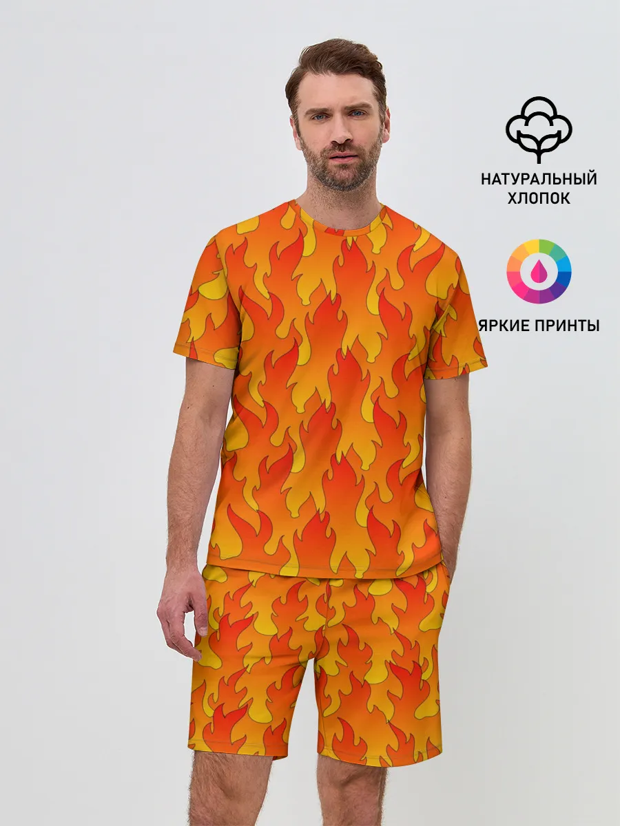Мужской костюм с шортами / ПЛАМЯ 2.0