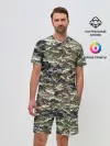 Мужской костюм с шортами / Камуфляж для рыбака