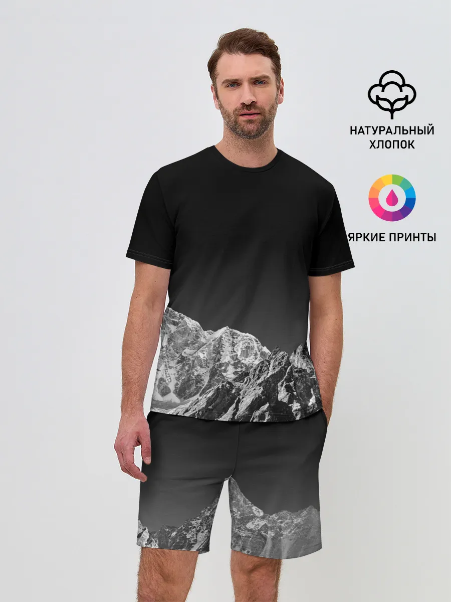 Мужской костюм с шортами / ГОРЫ В МОЕМ СЕРДЦЕ | КАМУФЛЯЖ