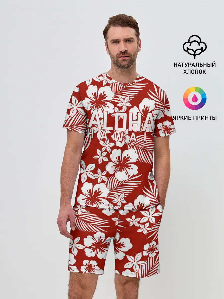 Мужской костюм с шортами / ALOHA HAWAII | АЛОХА ГАВАЙИ