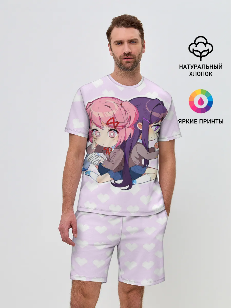 Мужской костюм с шортами / Chibi Natsuki and Yuri