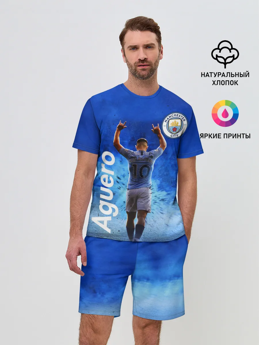 Мужской костюм с шортами / СЕРХИО АГУЭРО / МАНЧЕСТЕР СИТИ