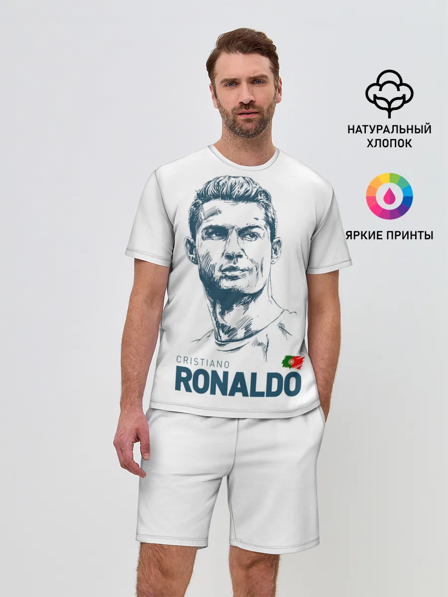 Мужской костюм с шортами / Криштиану Роналду