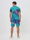 Мужской костюм с шортами / Красочная медуза
