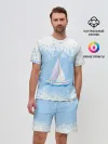Мужской костюм с шортами / ОДИНОКАЯ ЛОДКА | SAILBOAT