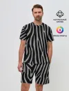 Мужской костюм с шортами / Zebra Camouflage
