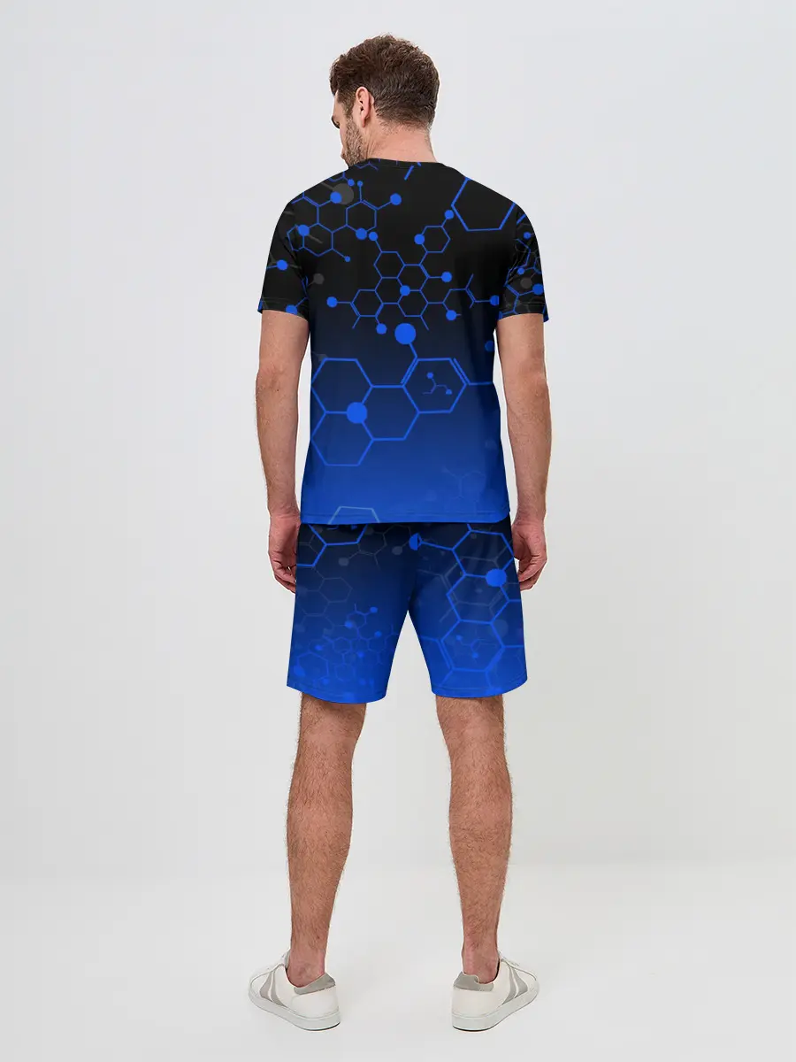 Мужской костюм с шортами / НЕЙМАР / NEYMAR JR / НЕОН