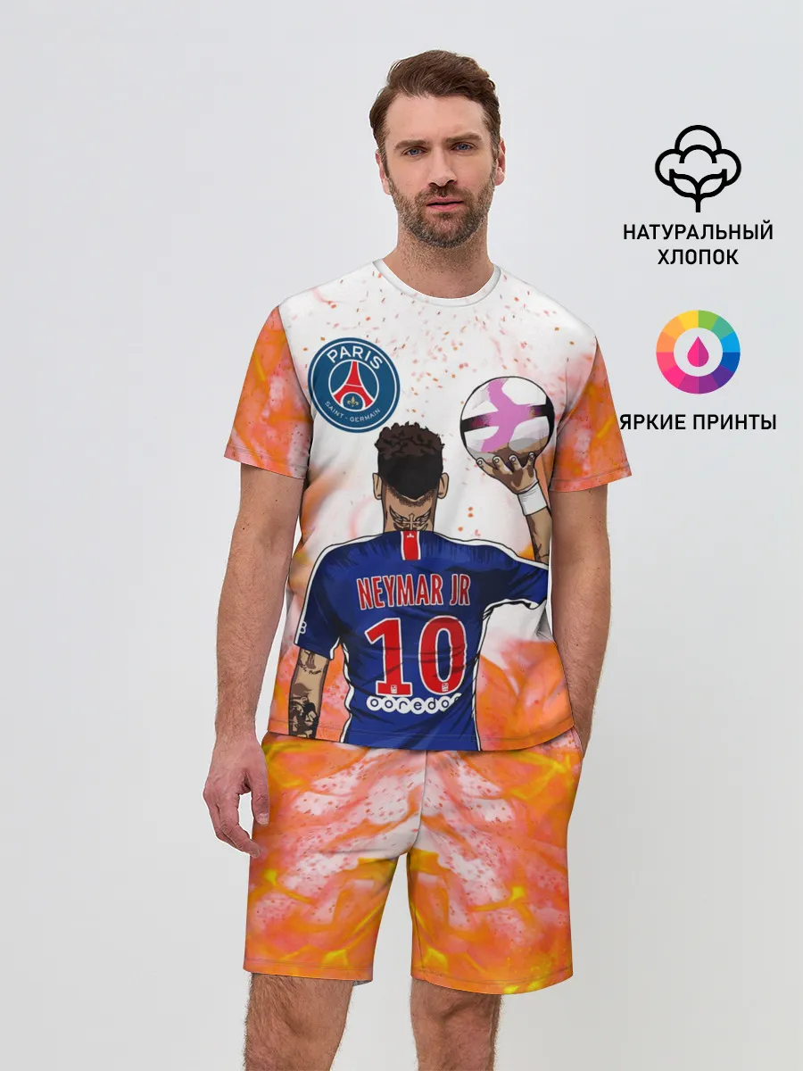 Мужской костюм с шортами / НЕЙМАР / NEYMAR / ПСЖ